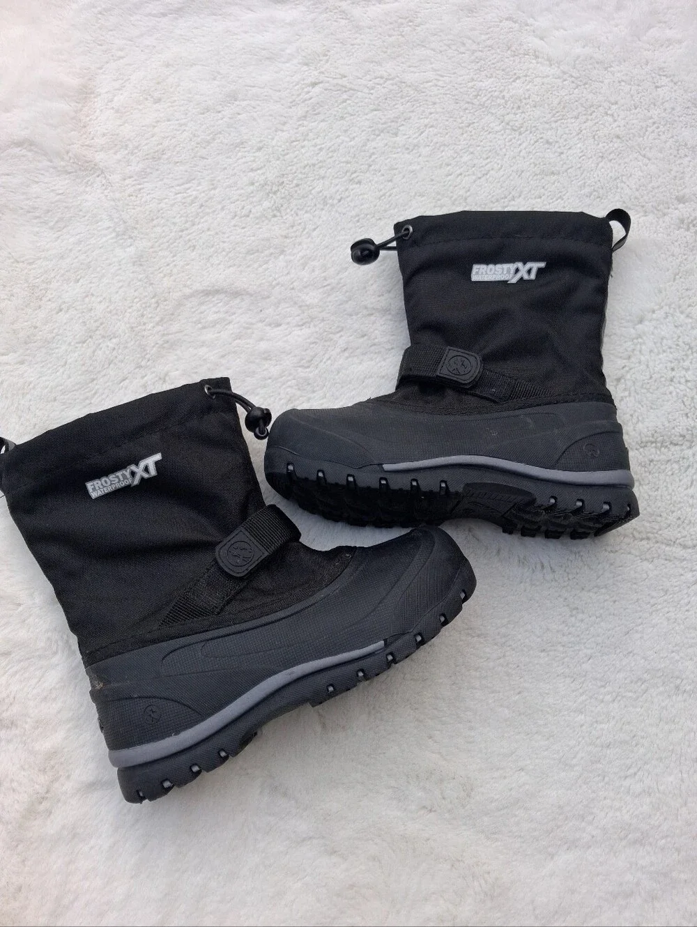 Kids Northside  Black Winter Snow Boots